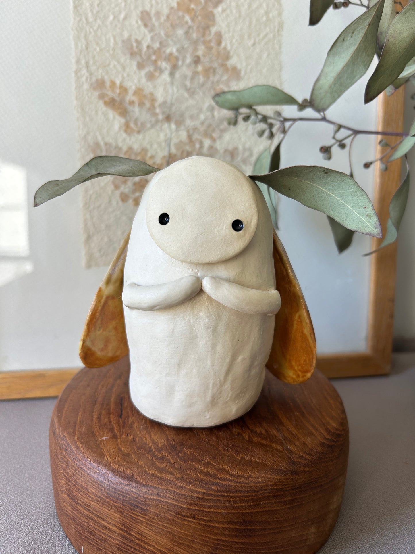 Moth Vase Red Wings