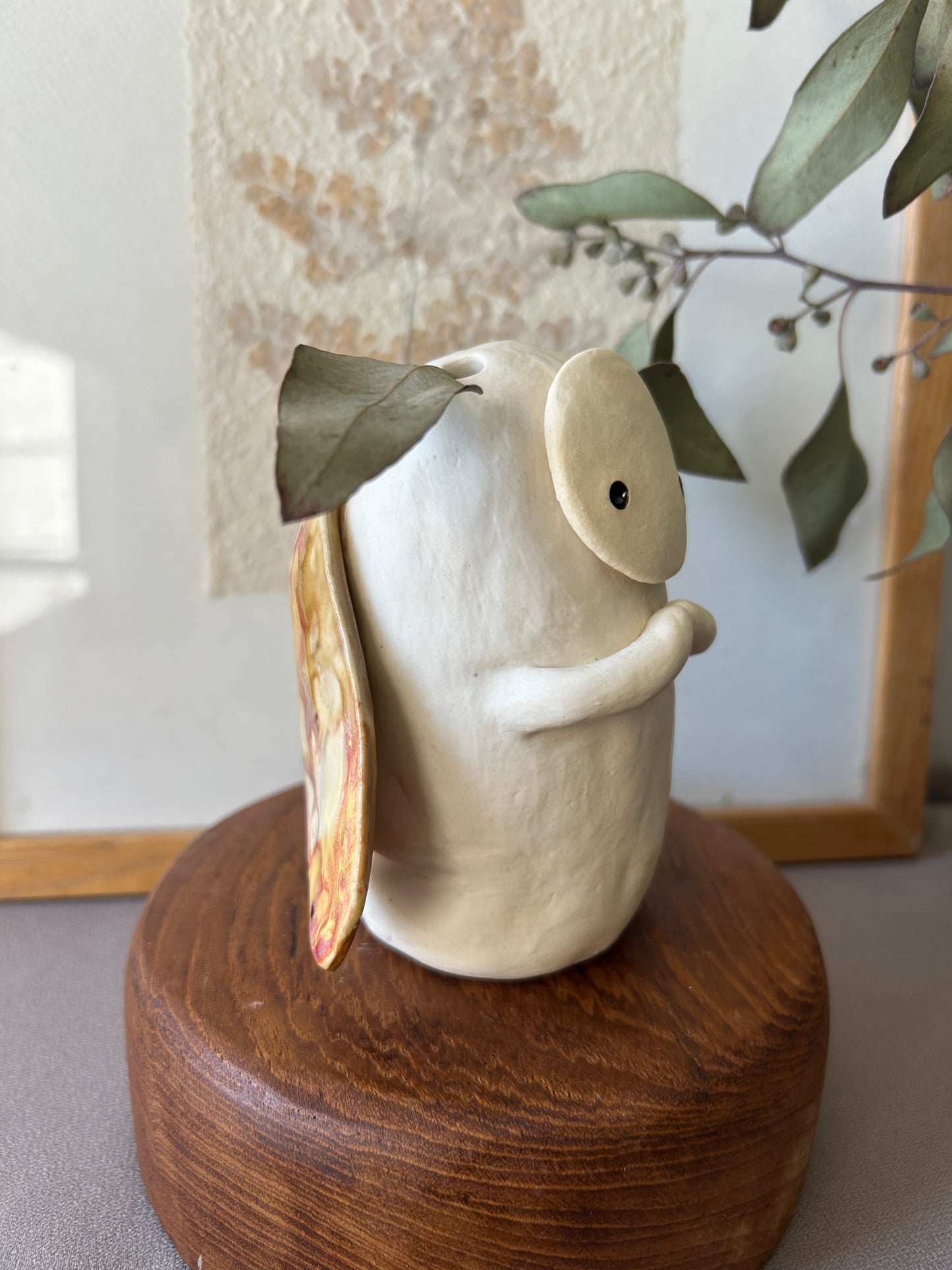 Moth Vase Red Wings