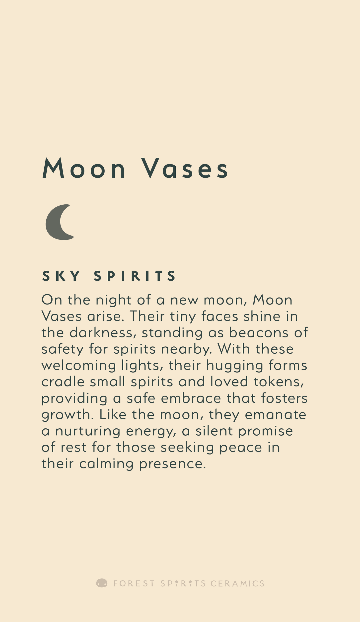 Moon Vase Brown Clay