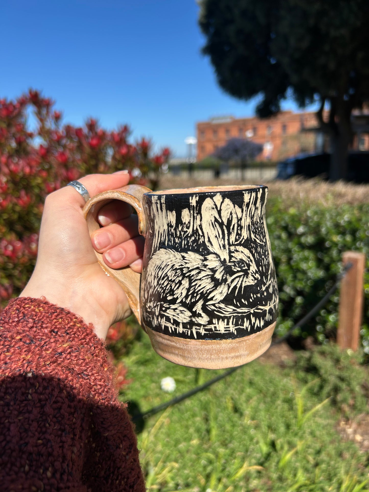 Mug - Rabbit & Trees